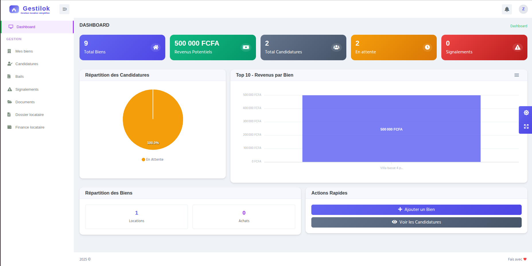 Gestion locative simplifiée